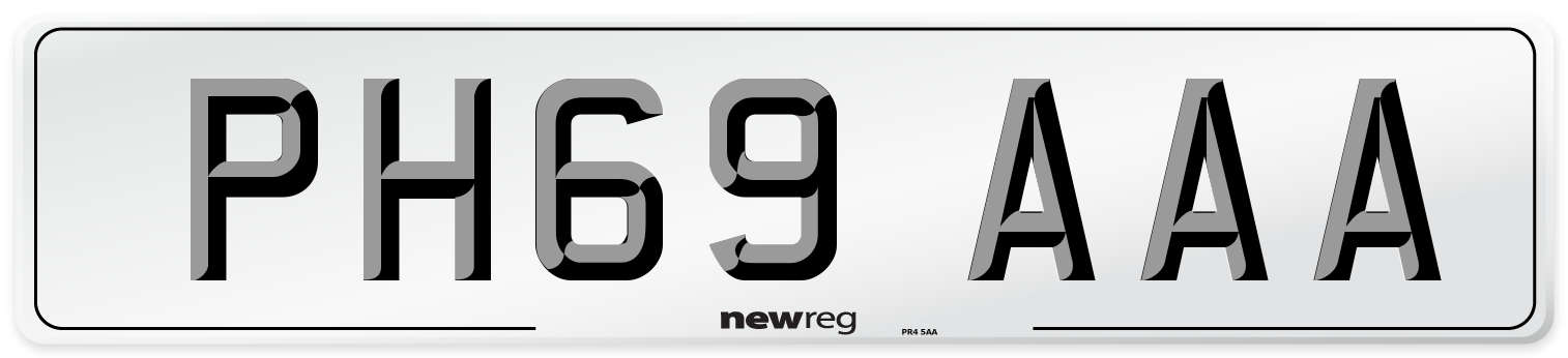 PH69 AAA Number Plate from New Reg